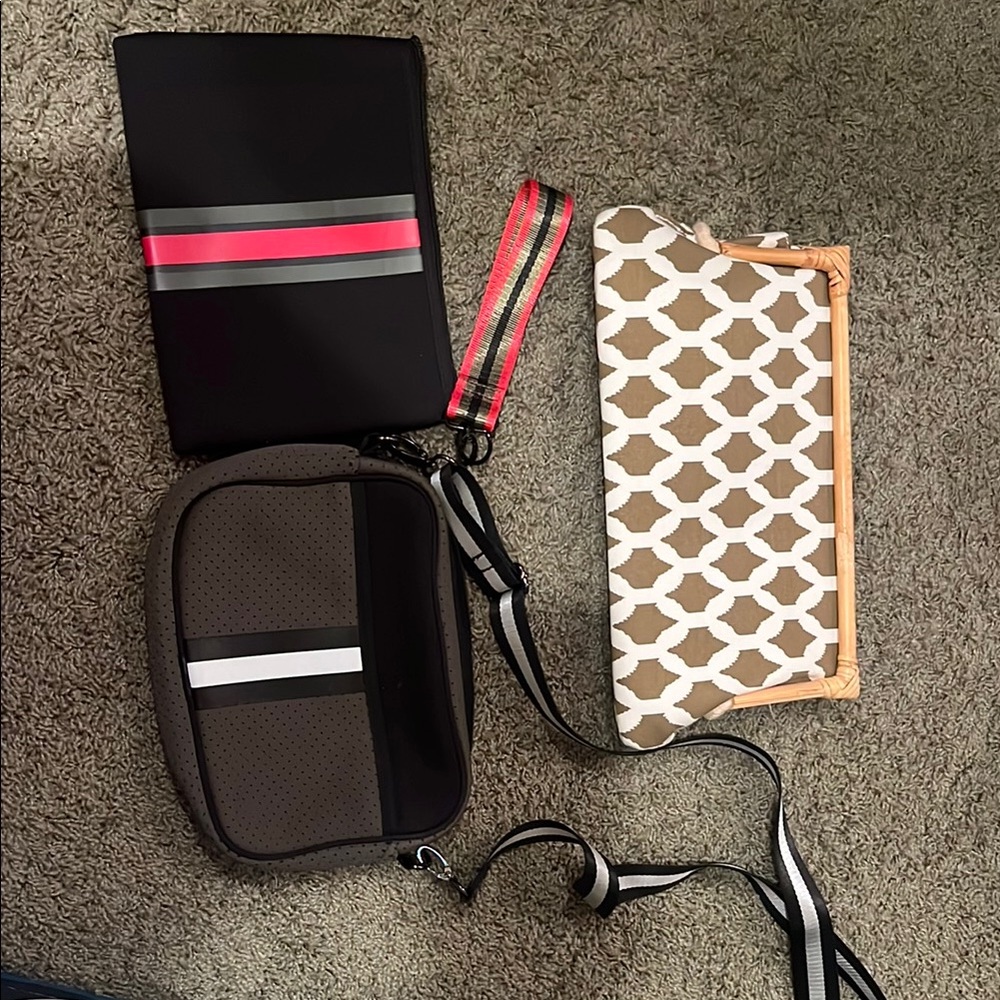 Stylish Clutch and Crossbody Bag Set